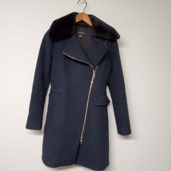 Club Monaco Navy Josette Wool Peacoat XS - Picture 2 of 12